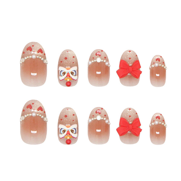 15 Sizes-30 Pcs Press On Nails T197