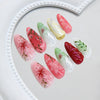 12 Sizes-24 Pcs Press On Nails W2015