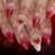 12 Sizes-24 Pcs Press On Nails C1460