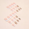 12 Sizes-24 Pcs Press On Nails W462
