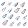 12 Sizes-24 Pcs Press On Nails JP4199