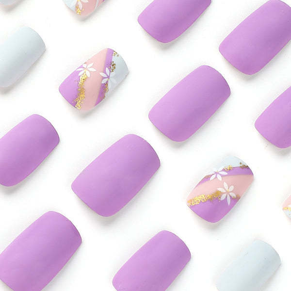 12 Sizes-24 Pcs Press On Nails JP2393