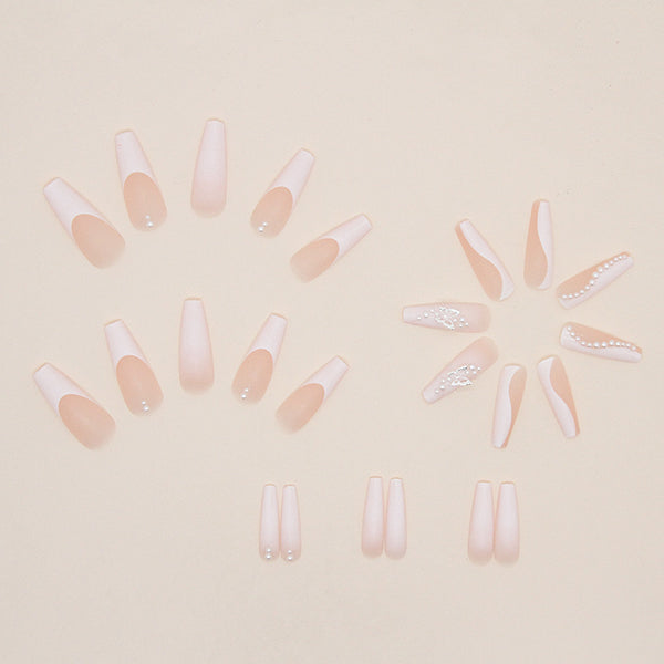 12 Sizes-24 Pcs Press On Nails Z543