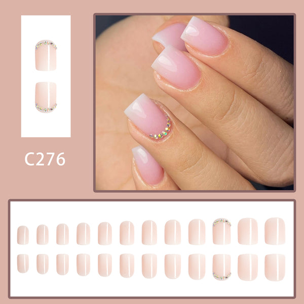 12 Sizes-24 Pcs Press On Nails C276