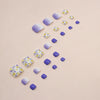 12 Sizes-24 Pcs Press On Nails F114