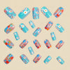 12 Sizes-24 Pcs Press On Nails Y1028