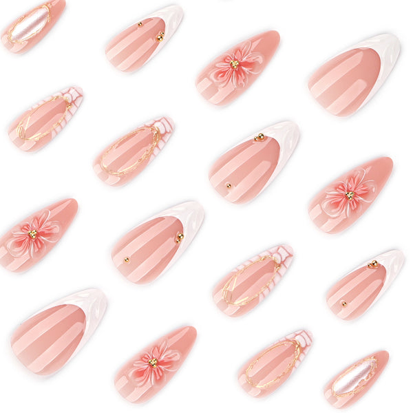 12 Sizes-24 Pcs Press On Nails JP4345