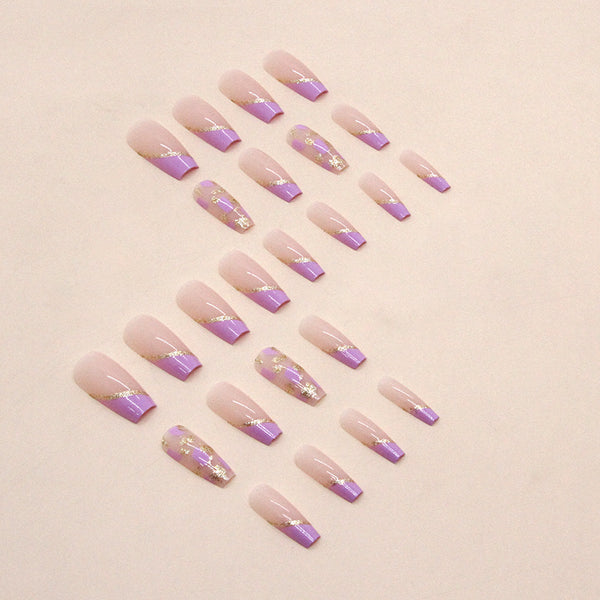 12 Sizes-24 Pcs Press On Nails W634
