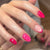 12 Sizes-24 Pcs Press On Nails C1401