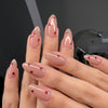12 Sizes-24 Pcs Press On Nails W1839