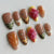 12 Sizes-24 Pcs Press On Nails JP4047