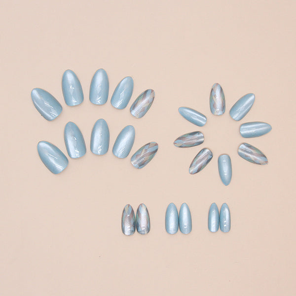 12 Sizes-24 Pcs Press On Nails W1609
