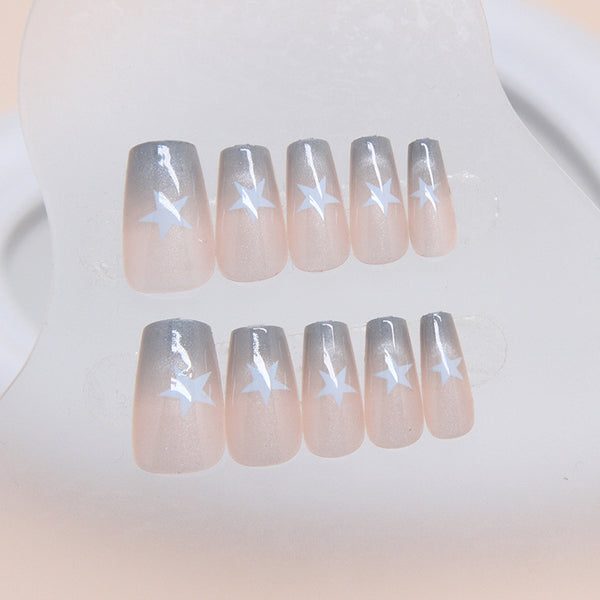 12 Sizes-24 Pcs Press On Nails MY042