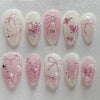 12 Sizes-24 Pcs Press On Nails JP3888