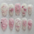 12 Sizes-24 Pcs Press On Nails JP3888