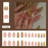 12 Sizes-24 Pcs Press On Nails Z1040