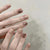 12 Sizes-24 Pcs Press On Nails R827