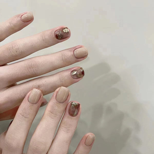 12 Sizes-24 Pcs Press On Nails R827