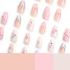 12 Sizes-24 Pcs Press On Nails JP3038