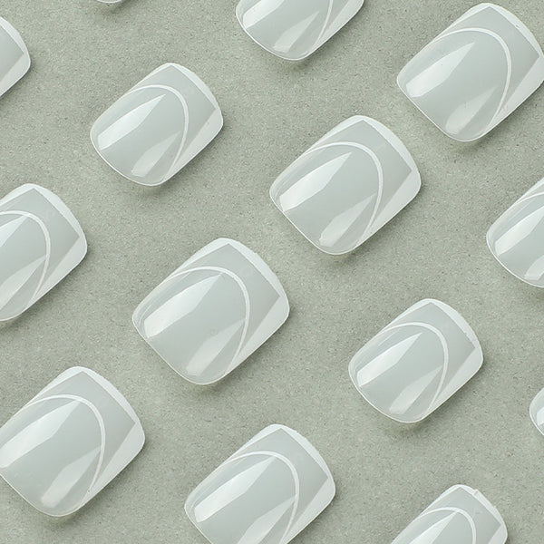 12 Sizes-24 Pcs Press On Nails JP2485