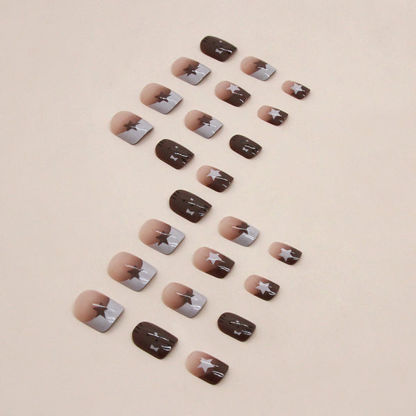 12 Sizes-24 Pcs Press On Nails R823