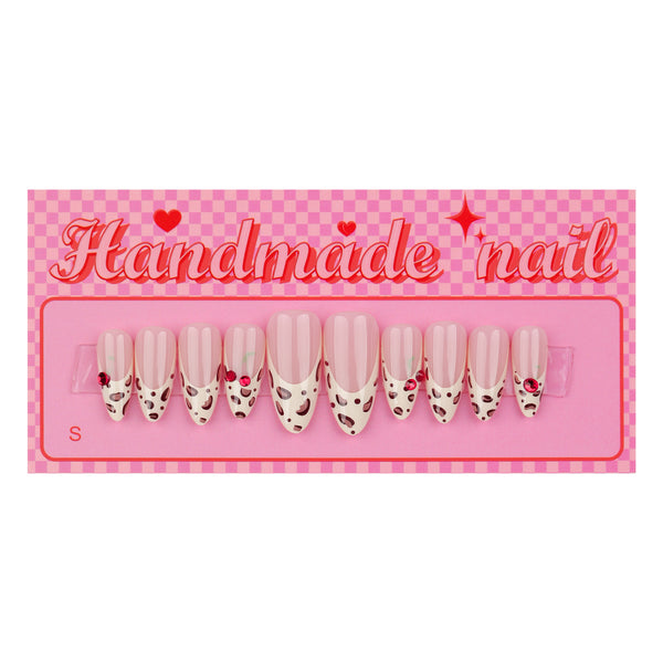 12 Sizes-24 Pcs Press On Nails SP174