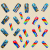 12 Sizes-24 Pcs Press On Nails Y581