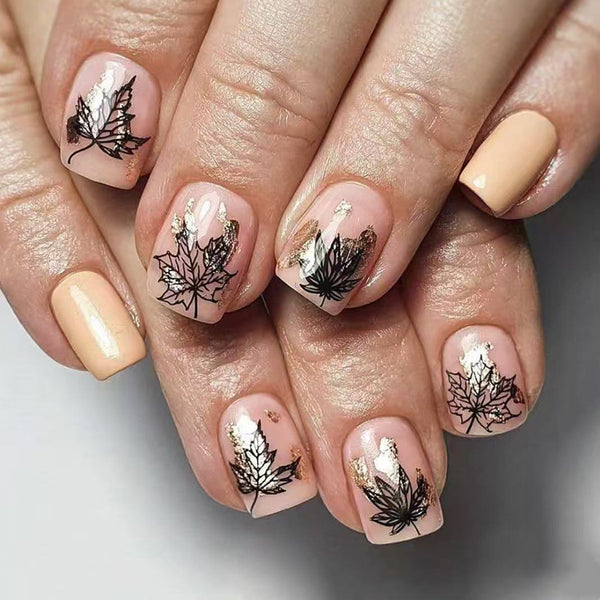 12 Sizes-24 Pcs Press On Nails C1147