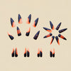 12 Sizes-24 Pcs Press On Nails Y203