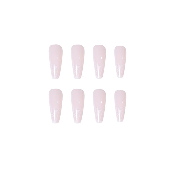 12 Sizes-24 Pcs Press On Nails JP1397