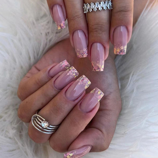 12 Sizes-24 Pcs Press On Nails W1229