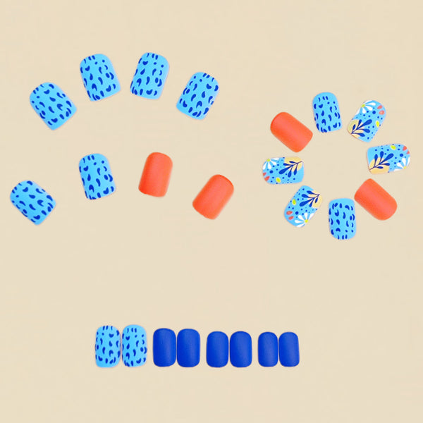 12 Sizes-24 Pcs Press On Nails Y239