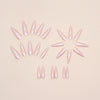 12 Sizes-24 Pcs Press On Nails W838