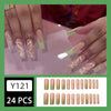 12 Sizes-24 Pcs Press On Nails Y121