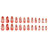 12 Sizes-24 Pcs Press On Nails W1645