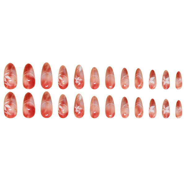 12 Sizes-24 Pcs Press On Nails W1645