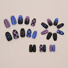 12 Sizes-24 Pcs Press On Nails W1840