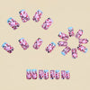 12 Sizes-24 Pcs Press On Nails Y1933