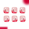 12 Sizes-24 Pcs Press On Nails C1798