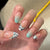 12 Sizes-24 Pcs Press On Nails W1697