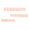 12 Sizes-24 Pcs Press On Nails JP3228