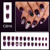 12 Sizes-24 Pcs Press On Nails C2016