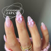 12 Sizes-24 Pcs Press On Nails BZ1417