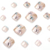 12 Sizes-24 Pcs Press On Nails JP1636