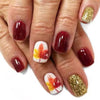 12 Sizes-24 Pcs Press On Nails C626