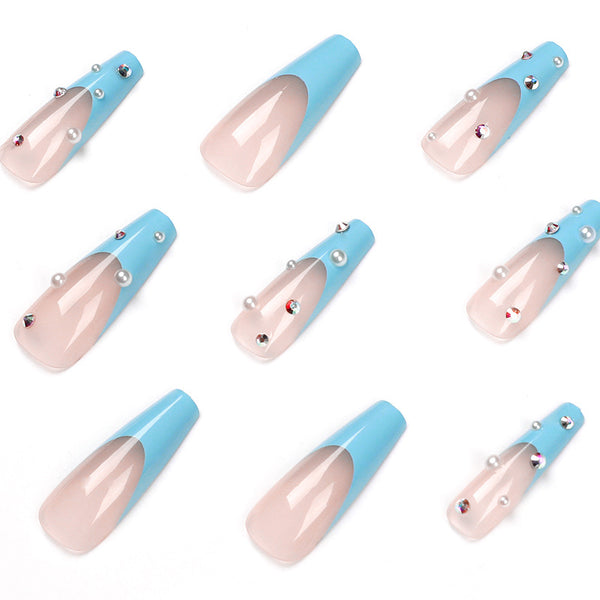 12 Sizes-24 Pcs Press On Nails JP1569