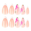 12 Sizes-24 Pcs Press On Nails JP3797