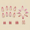 12 Sizes-24 Pcs Press On Nails Y1824