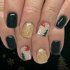 12 Sizes-24 Pcs Press On Nails C1317