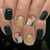 12 Sizes-24 Pcs Press On Nails C1317